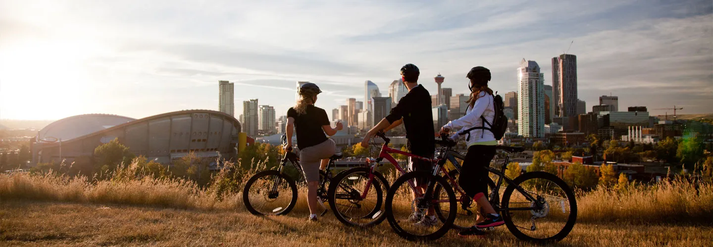 Biking in Calgary