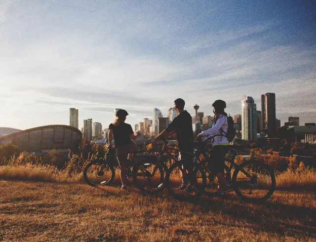 Biking in Calgary