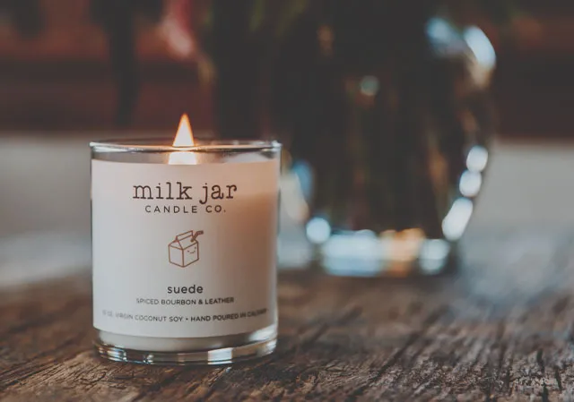 Suede from Milk Jar Candle Co.