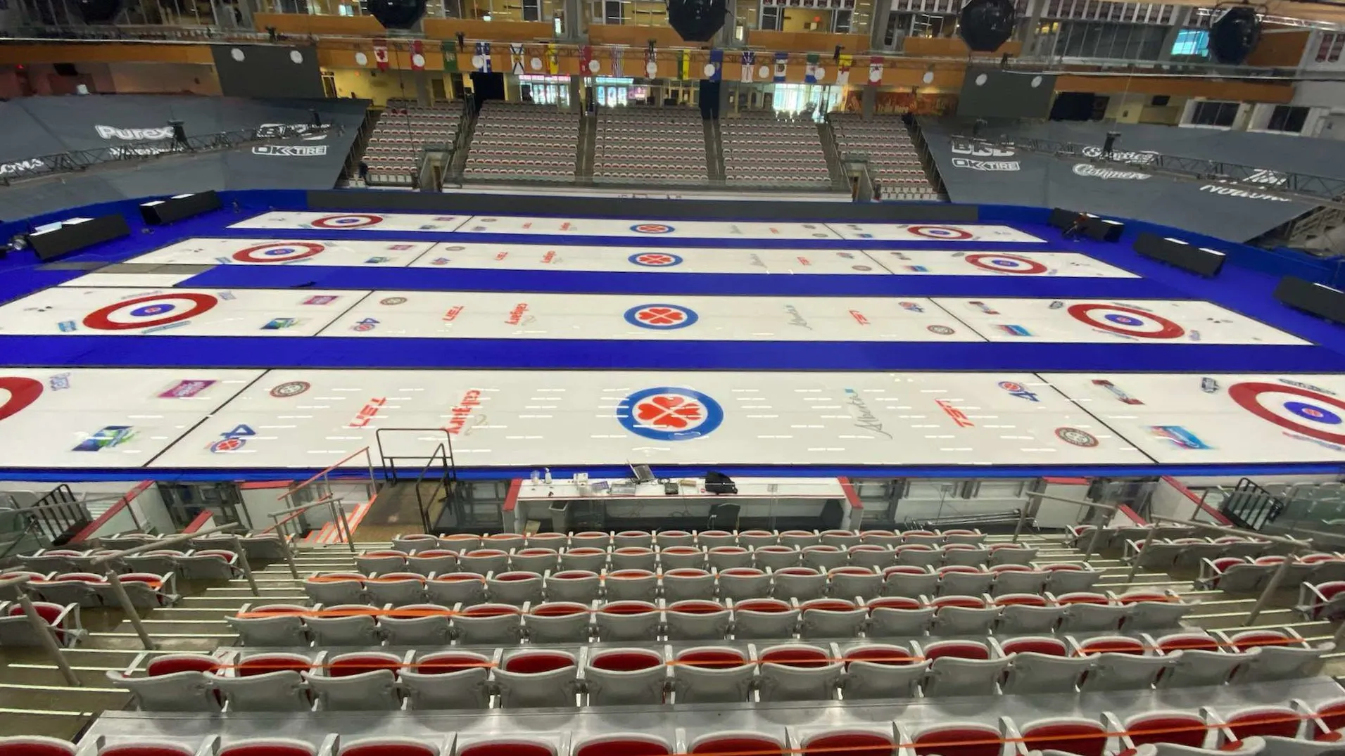 Curling Canada bubble in Calgary at WinSport