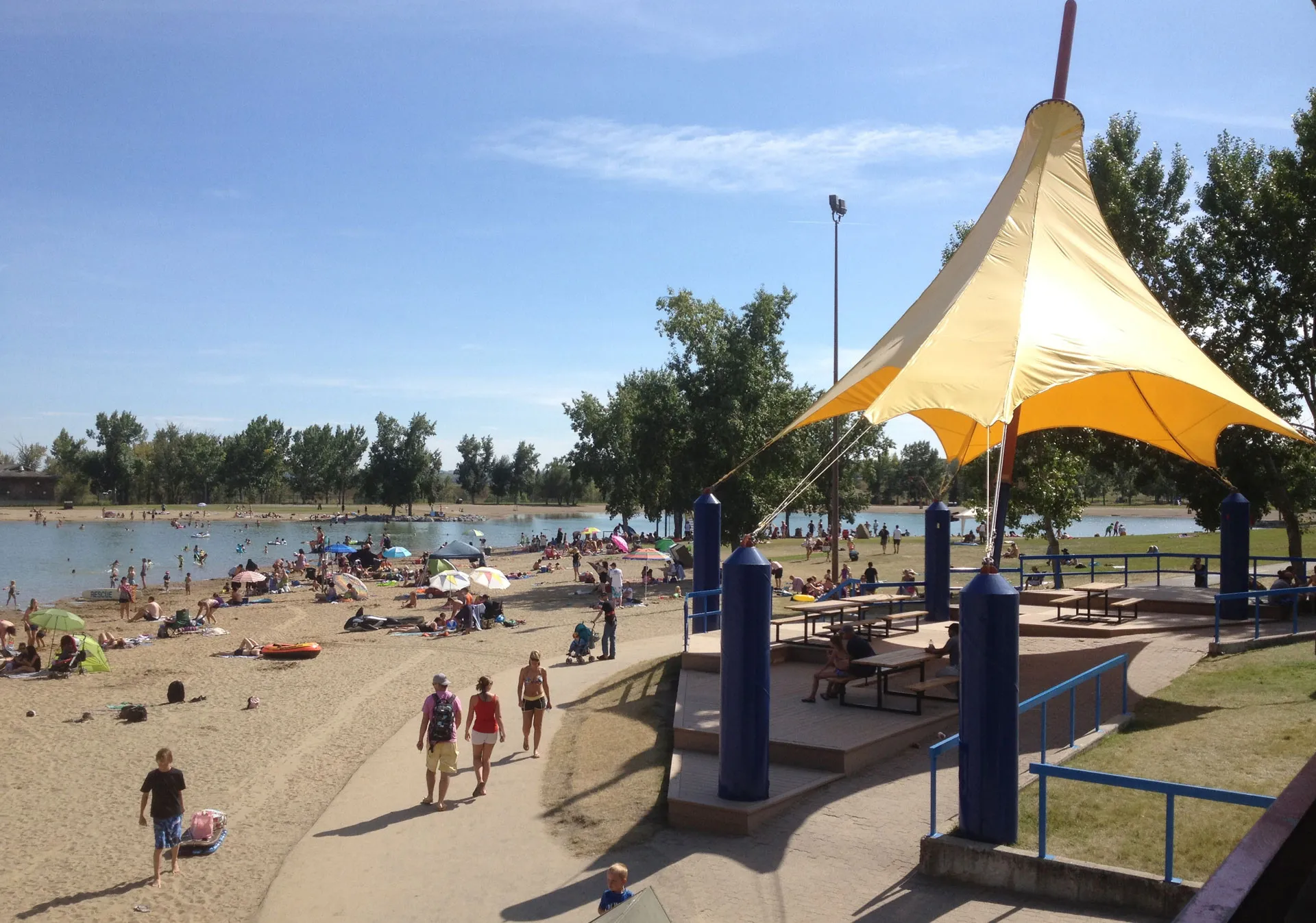 Sikome Lake at Fish Creek Park in Calgary.