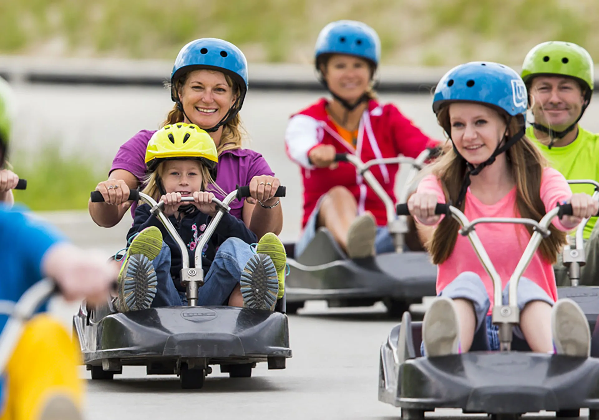 Downhill Karting at WinSport in Calgary.