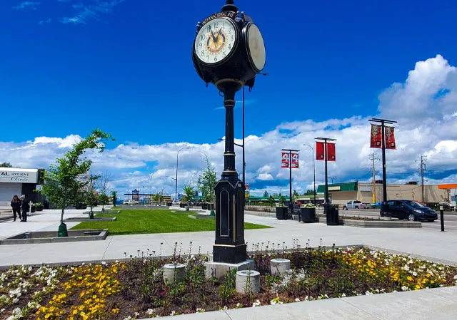 Unity Park on International Avenue.