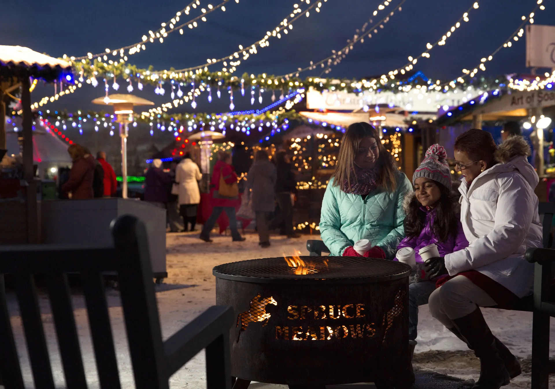 Christmas Lights at Spruce Meadows.