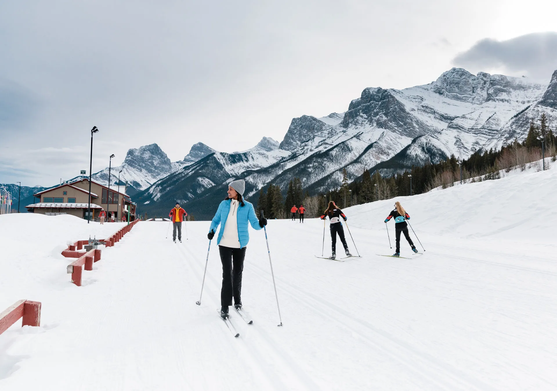 The Canmore Nordic Centre (Photo credit: Travel Alberta/Mike Seehagel).