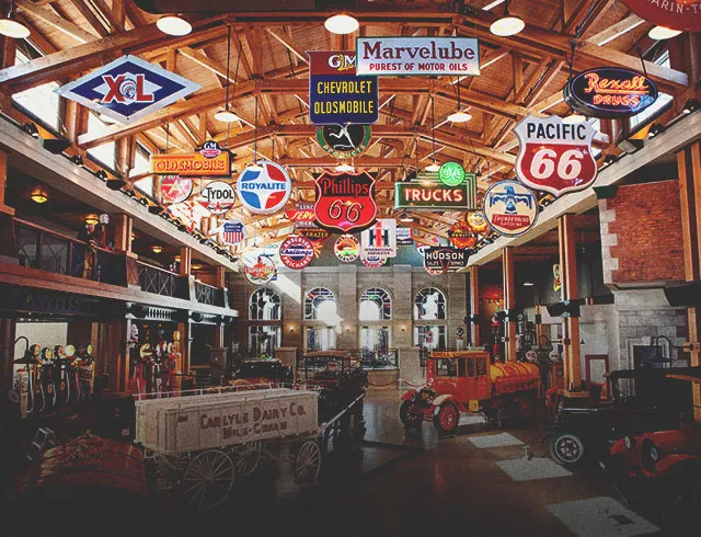 Gasoline Alley at Heritage Park