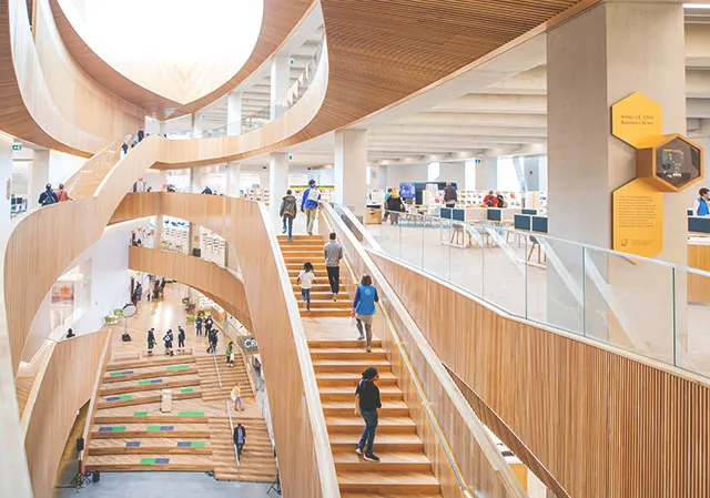 Interior of Calgary’s Central Library