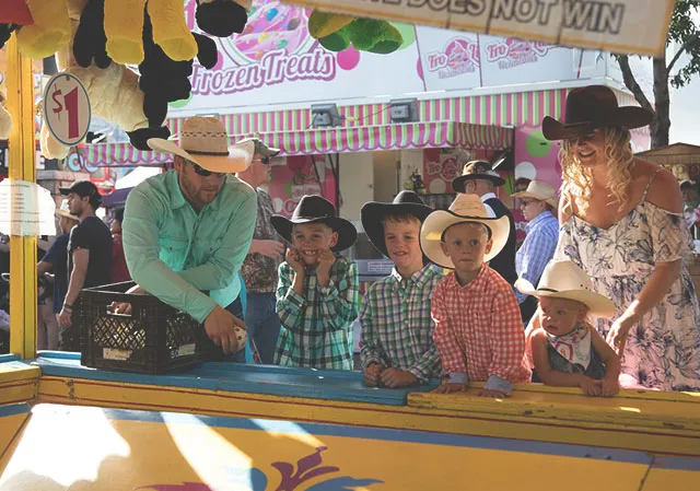 Carnival games at the Midway