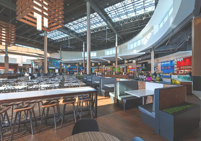 CrossIron Mills Food Hall Interior