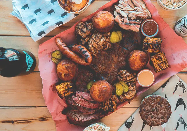 BBQ spread from Jane Bond BBQ