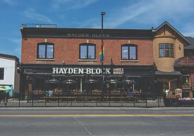 exterior of Hayden Block in Kensington