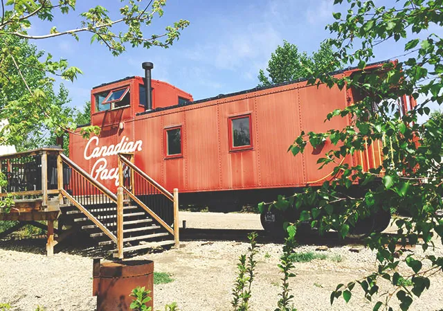 aspen crossing caboose cabin accommodations