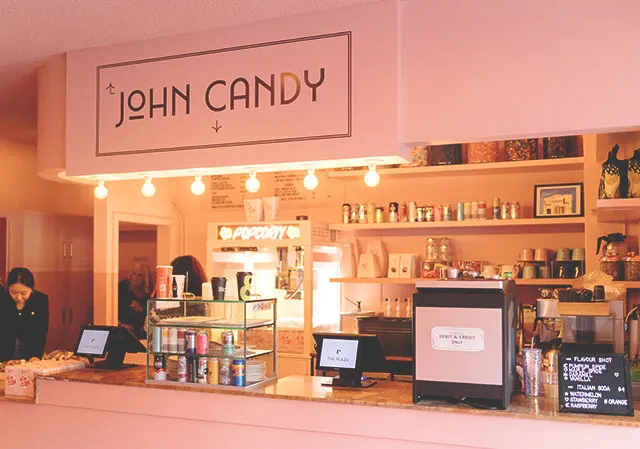 retro candy concession inside the plaza theatre in Kensington