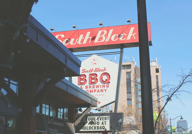 South Block Barbecue & Brewing sign