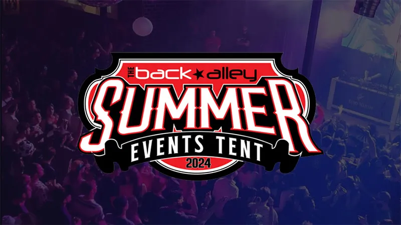 Back Alley Summer Events Tent