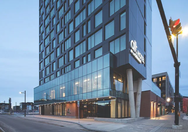 Exterior of The Alt Hotel in University District