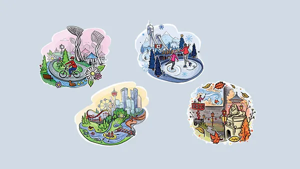 Calgary Sticker Pack