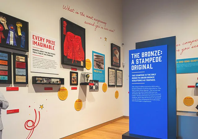 exhibits within the Ross Glen Gallery
