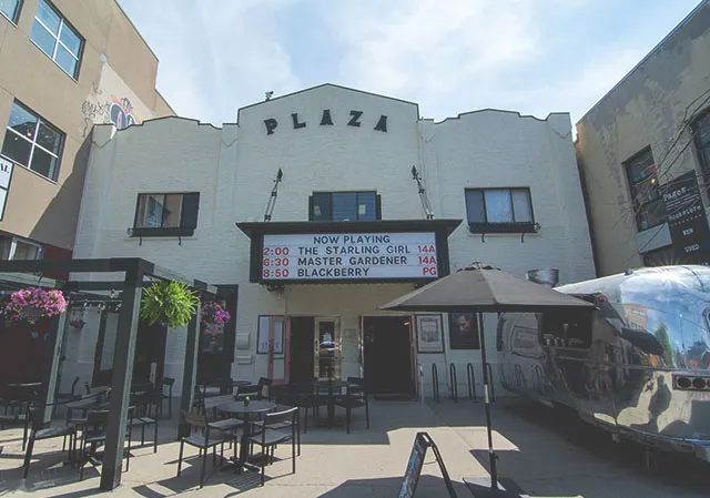 exterior of the Plaza Theatre in Kensington