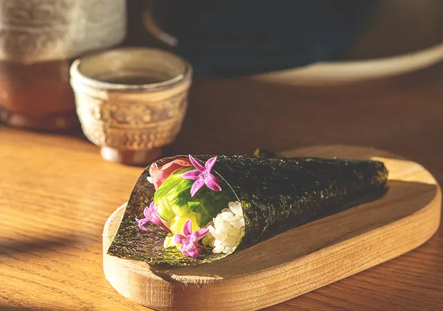 Enjoy Lonely Mouth's signature hand rolls at Pineapple Hall