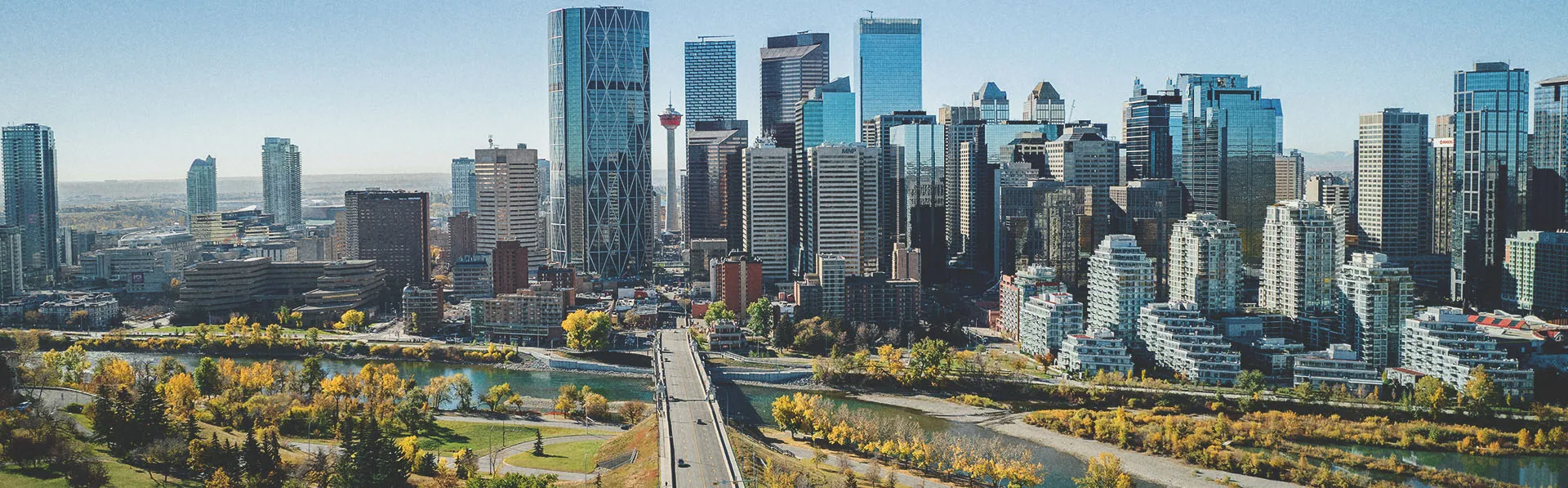 Calgary Summer Skyline 
