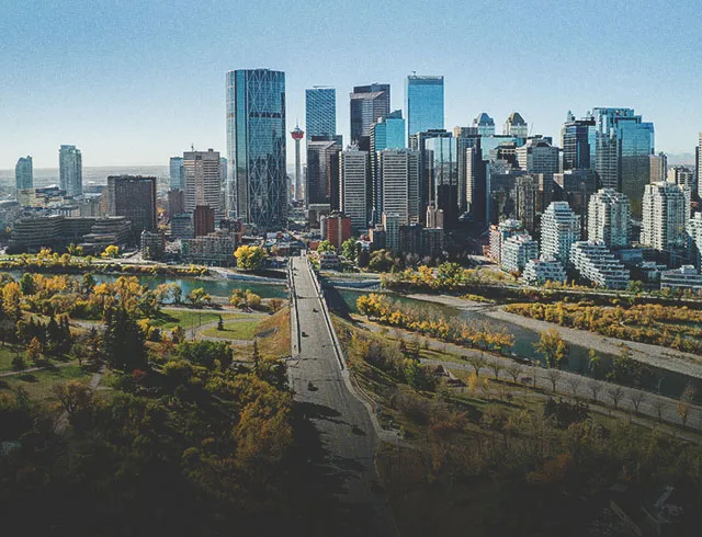 Calgary Summer Skyline 