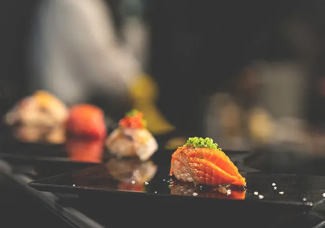 The omakase counter at Nupo