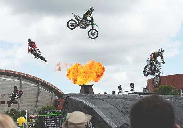 The Monster Energy Compound show at Calgary Stampede
