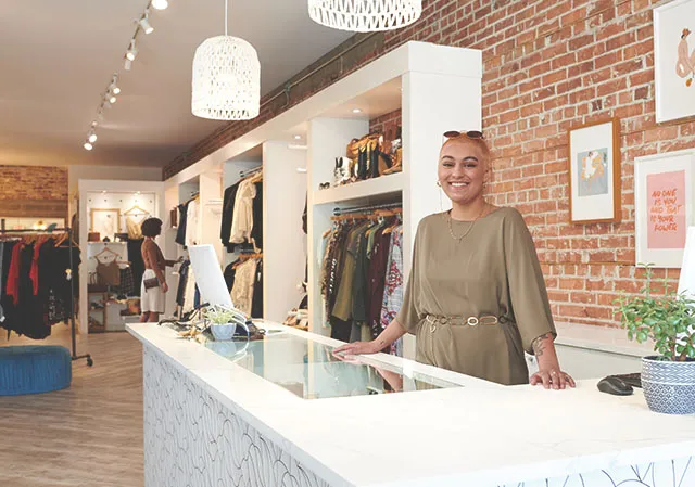 The staff at Peacock Boutique